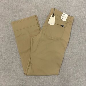 Prana Zion Stretch Relaxed Straight Mens 36x34 Sandbar Gorpcore Pants NWT READ